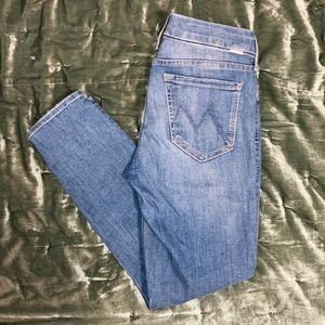 Mother The Looker Crop Denim Jeans Well Played 26